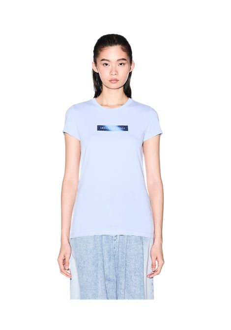 t-shirt slim fit con logo stampato ARMANI EXCHANGE | T-shirt | XW002112 AF12694U9333
